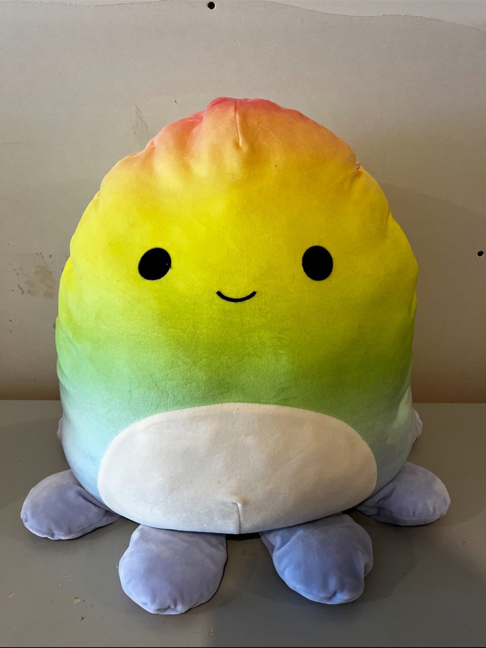 Squishmallows Rainbow Gradient Plush - Yellow, Green, Pink, Blue, White